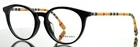 Burberry BE2318-F 3853 Black Unisex Round Full Rim Eyeglasses 51-18-140 B:44 New. Price: $89.99.