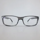 Prada Vpr 12Q Grey Striped Rectangular Eyeglasses Frames 54-16-140 Italy Pre-owned. Price: $269.99.