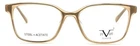 Women's Acetate & Steel Eyeglasses Square Cat V1969 #8006 Champagne New. Price: $55.00.