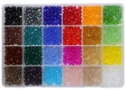 Shapenty 24 Colors 6MM Decorative Hand Briolette Faceted Small, Multicolor New. Price: $24.24.