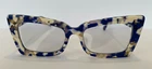 Zeelool Newell Rectangle Blue-floral Eye Glasses VFP0236-04 Wide 58-18-145 Pre-owned. Price: $13.99.