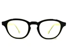Eyeworks Eyeglasses Frame Selectric 928 Polished Black Yellow Round 48-22-135 New. Price: $296.81.