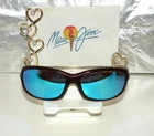 Vtg Maui Jim Lagoon Mj 189-26 Italian Polarized Sunglasses Box 107 Ct Tf Pre-owned. Price: $65.00.