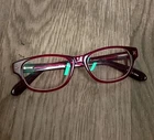 Derek Cardigan Clear Fuchsia Dc 7009 Eyeglasses Frames Only Euc 51-17-148 Pre-owned. Price: $15.96.
