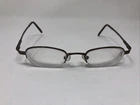 Fossil Agnew Eyeglasses Frame 45-21-135 DN8 Half Rim Brown Polish 3928 Pre-owned. Price: $35.50.