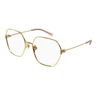 New Gucci GG1285O 001 Gold 59MM Eyeglasses. Price: $286.29.