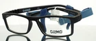 Gizmo GZ2001 Blk Black Boys Kids Rectangle Full Rim Eyeglasses 50-14-130 B:28 New. Price: $39.99.