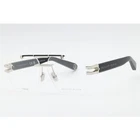 Philipp Plein Men's Eyeglasses Palladium W/semi-gloss Black Parts VPP087M 0K07 New. Price: $187.58.