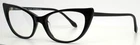 Germano Gambini GG55 Col. Black Womens Cat Eyeglasses 53-18-140 B:36 New. Price: $84.99.