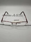 Oleg Cassini OCOV653 601 Eyeglasses Frames Burgundy Half Rim 50-18-135 Pre-owned. Price: $16.97.
