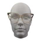 Doris Pink Cat Eyeglasses Frames 54-16-140 Gold MV047 New. Price: $14.99.