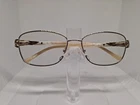 Marchon Nyc Tres Jolie Glasses (frames Only) 195 712 Light Gold (55-16-140) Pre-owned. Price: $30.00.
