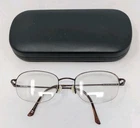 Harley Davidson Eyeglasses Hd 215 Bu Copper Metal Wire Half Rim 50-19-135 Pre-owned. Price: $24.95.