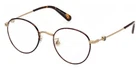 Moncler ML5140-D 052 Gold/havana Round Metal Optical Eyeglasses Frame 50-21-145 New. Price: $183.60.