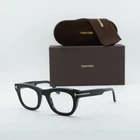 Tom Ford FT5872-B 001 Shiny Black/clear Blue Light Block 48MM Eyeglasses New .... Price: $172.89.