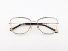 Carolina Herrera Eyeglasses, Frames Only, VHE197K 0492, 54-16-140, Gold/purple Pre-owned. Price: $44.99.