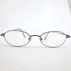 Candies Abby Eyeglasses Purple Metal Oval Frames 49-18-135 Pre-owned. Price: $22.49.
