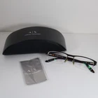 Armani Exchange AX155 Gbc Rectangular Brown Tortoise Frames 52-17-140MM Pre-owned. Price: $109.95.
