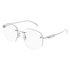 New Gucci Gg 1806O Eyeglasses 004 Silver 100% Authentic. Price: $289.99.