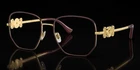 Versace - VE1283 Medusa Frames Gold & Burgundy Unisex New. Price: $262.00.