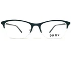 Dkny Eyeglasses Frames DK3000 319 Teal Blue Green Half Rim 50-17-135 New. Price: $49.99.