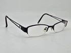 Liz Claiborne L417 Black On Purple Semi Rimless Eyeglasses Frame W/ Flexhinge Pre-owned. Price: $25.99.