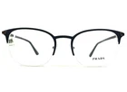 Prada Eyeglasses Frames VPR57Y 02N-1O1 Matte Blue Silver Panto 52-20-145 New. Price: $99.99.