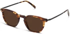 Warby Parker Rustin Sunglasses Root Beer Brushed Ink Frame Medium 48-20-142 Mm New. Price: $104.99.
