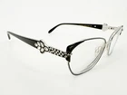 Caviar 5653 Eyeglasses Frames 82 Black Silver 16-135 Jewels L201 Pre-owned. Price: $189.11.