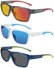 Spyder Polarized Men's Modern Square Sunglasses W/ Rubberized Temples - SP6021 New. Price: $28.99.