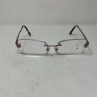 Versace Mod 1203-B 1260 51-16-135 Pink Rimless Eyeglasses UR29 Pre-owned. Price: $45.00.