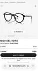New Michael Kors MK4129 3005 Redwood Black Lens 53 Mm Men's Eyeglasses. Price: $49.99.