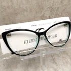 Eternal Glamour Gloss Black Lt Blue Eyeglasses Frames 0399 56-16-142 New!. Price: $49.95.