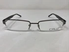 Cruz Fifth Ave Gunmetal 54-18-140 Half Rim Eyeglasses Frame 6323 New. Price: $40.60.