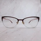 Guess GU2584 070 Cat Eyeglasses Burgundy Rose Gold 51-16-135 Demo Lenses Pre-owned. Price: $28.79.