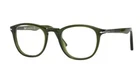 Persol 0PO3143V 1142 Olive Green Transparent/ Silver Rectangle Men's Eyeglasses New. Price: $178.32.