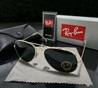 Ray-ban RB3025 Aviator Pilot Sunglasses Gold Frame Gray Lens 58MM 138MM New. Price: $46.99.
