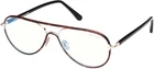 New Tom Ford Eyeglasses Soft Case- FT5897B 053 Red Havana /black (57-15-140). Price: $139.91.