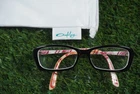 Oakley Cross Court Eyeglasses 53-15-135 Black Pink White Frame Only W/ Pouch Pre-owned. Price: $24.95.