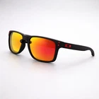 Oakley Holbrook Matte Black Frame Sunglasses Fire Polarized Lens New UV400. Price: $38.99.