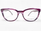 New Emporio Armani EA3105 5389 Womens Striped Violet Eyeglasses Frames 52/18 140. Price: $89.99.