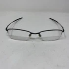 Oakley Jackknife 4.0 Eyeglasses Polished Black Half Rim Frames 51-19-138 GR24 Pre-owned. Price: $60.00.