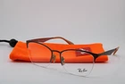 New Ray-ban Rb 6345 2732 Brown Gunmetal Authentic Eyeglasses 54-17. Price: $135.15.