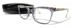 Lulu Guiness L233 Eyewear 57-17-145 New Gray Glitter Eyeglass Frame. Price: $99.99.