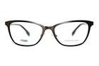 New Fendi FF0011 7SR Brown Havana Authentic Eyeglasses Frames 53-17-135MM W/case. Price: $159.99.