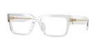 Versace VE3374U 5519 Light Transparent Grey Demo Lens Mm Men's Eyeglasses New. Price: $148.00.