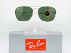 Ray-ban Caravan 58MM Metal Sunglasses RB3136 Gold Frame / Green G-15 Lens New. Price: $73.00.