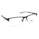 Nike New 8045 004 Matte Black Gray Half Rim Eyeglasses Frames 57-17 140 Unisex. Price: $94.99.
