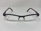 Zen Bacelona Eyeglasses Frame 349 52-18 Spain Black Pink Aluminium JC38 New. Price: $48.00.