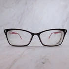 Elements Europa EL-330 C2 Red Black Rectangular Eyeglass Frames 52-15-140 Pre-owned. Price: $35.99.